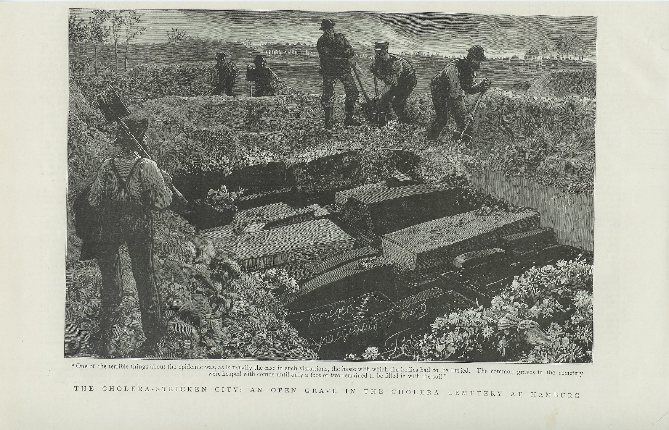  A 19th-century cholera mass grave 
