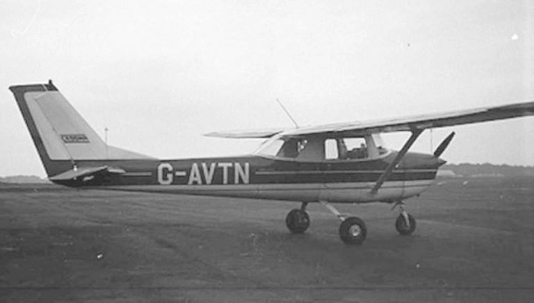  The Cessna F150H Peter Gibbs was flying 