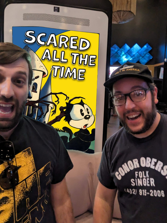  Chris Cullari (L) and Ed Voccola (R) of the Scared All The Time podcast 