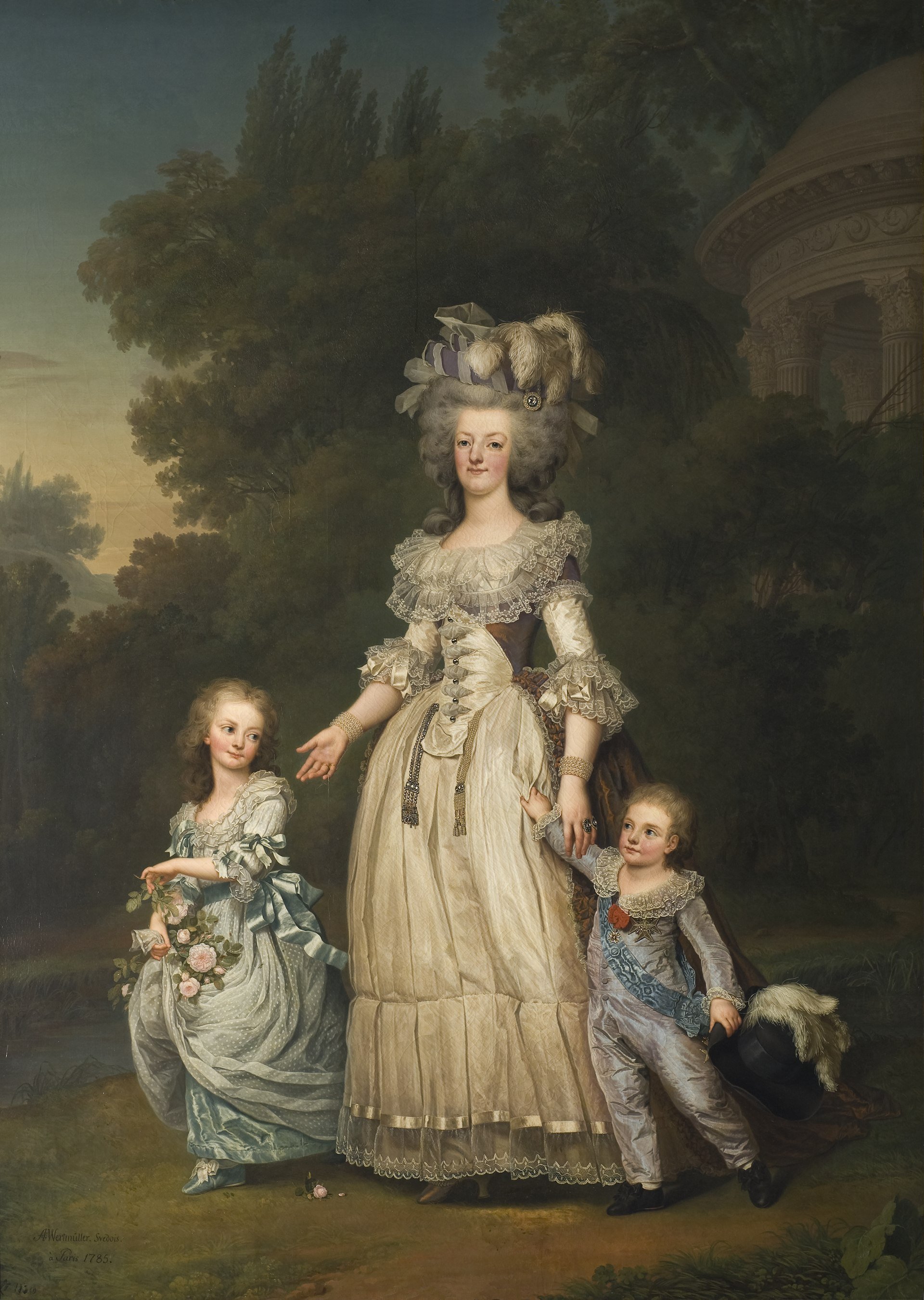 Marie Antoinette with two of Her Children: Wertmüller