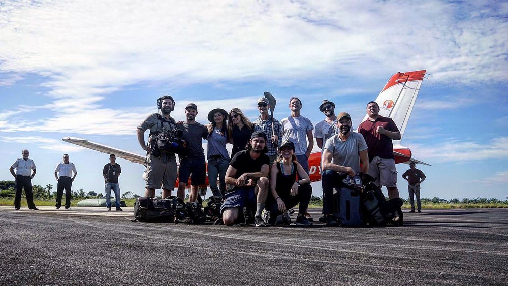  The Lost in the Wild film production crew arrives in Barcelos, Amazonas 