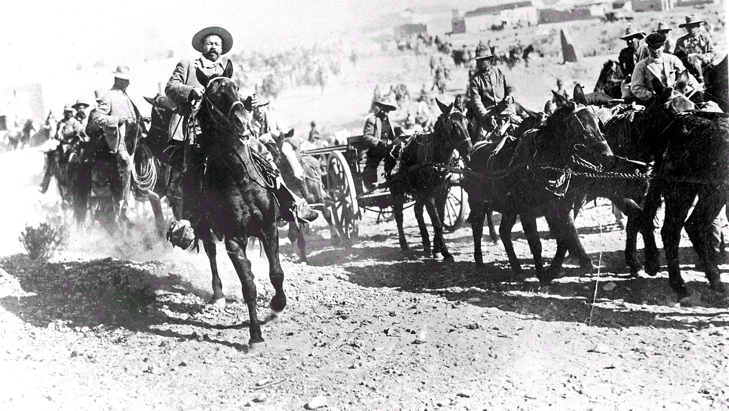 Francisco “Pancho” Villa with his troops