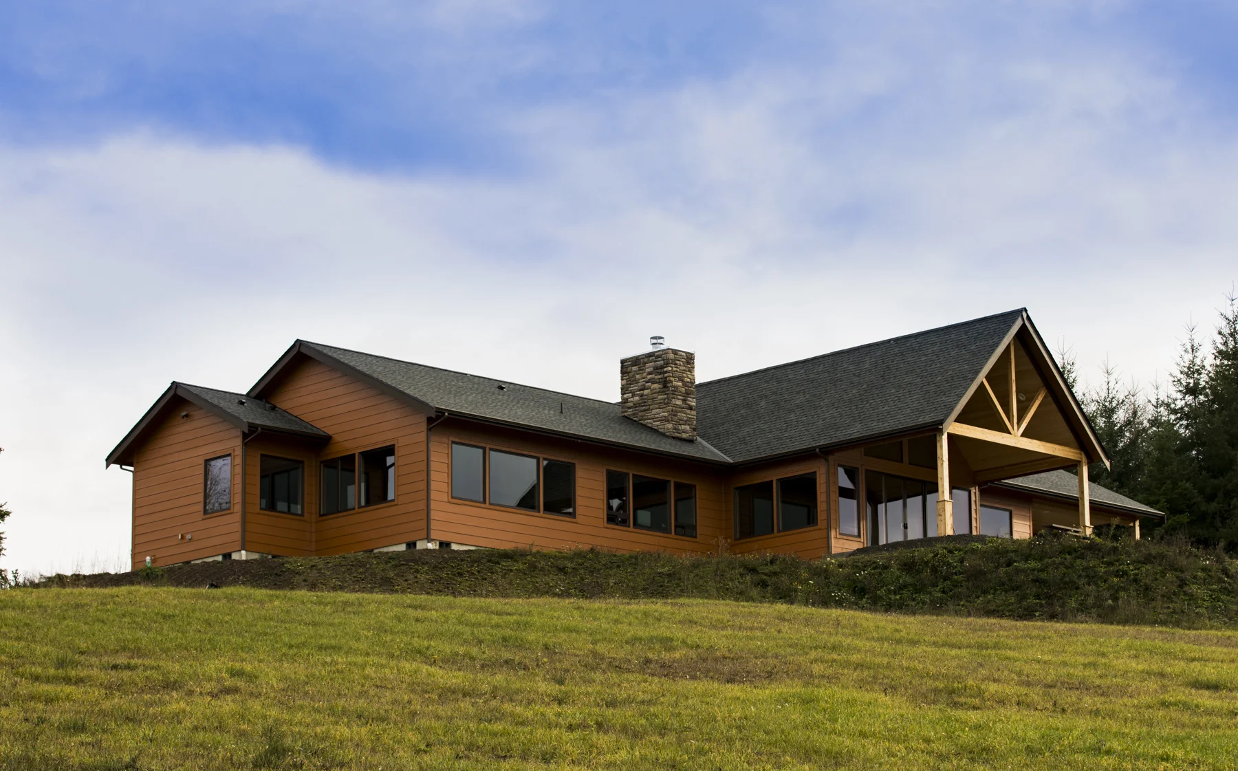 Lonnie's custom home in Maytown on acreage with panoramic mountain views - FoxHead Construction Thurston County