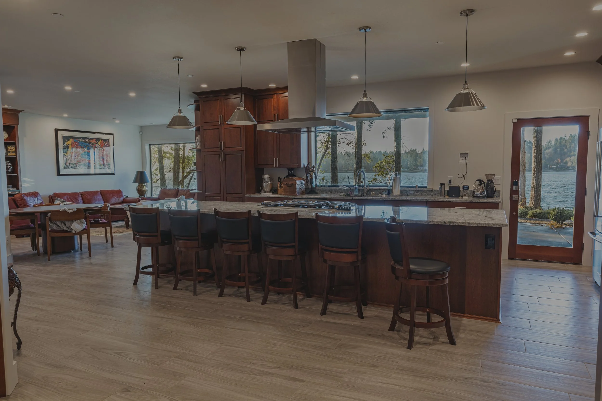 Modern Ranch Custom Home with 4-Bay Garage & Water Views - Harstine Island, Mason County