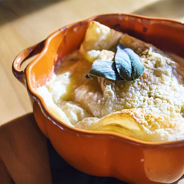 The Harvest Moon eclipse, the last until 2024, comes at a perfect time as we are rolling out with our fall menu next week! It signifies the end of Summer and the beginning of Autumn... Cheers! This is last year's Chicken Pot Pie in the cutest little 