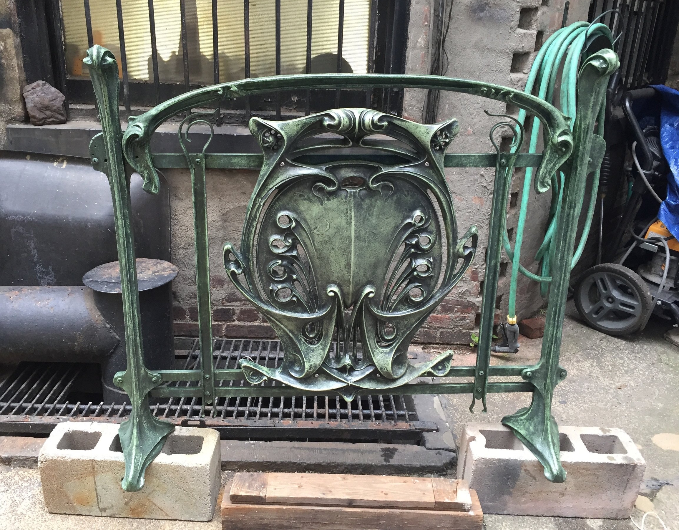 Hector Guimard - Paris Métropolitan Shield and Railing