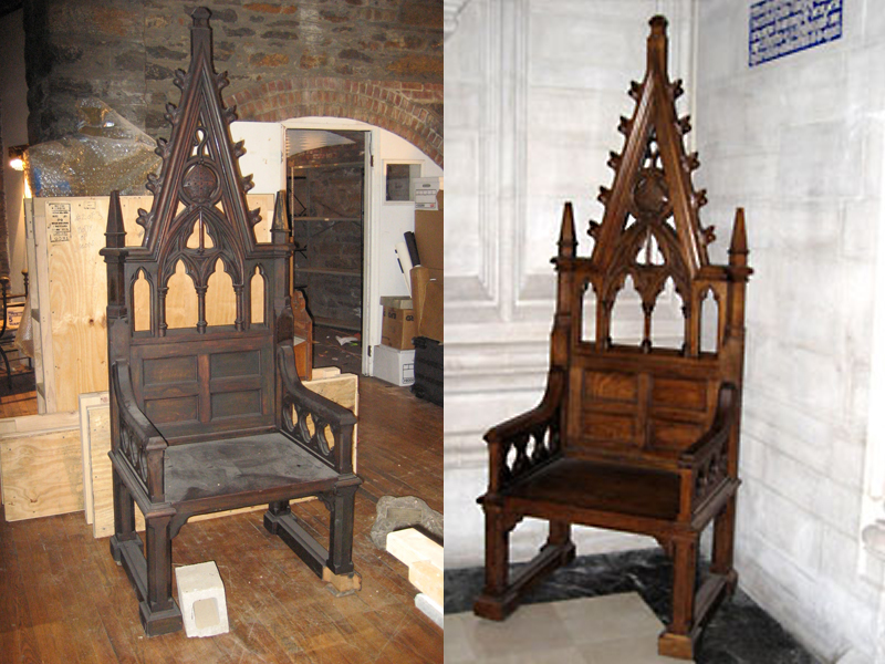 St. John The Divine - Wooden Throne