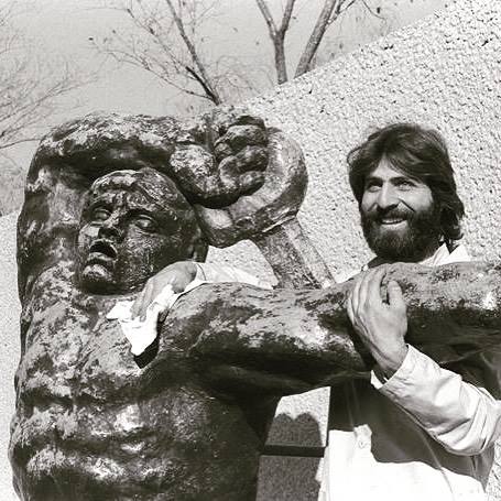 Steve Tatti circa 1975 at the Hirshorn Museum
