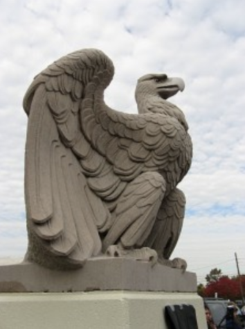 Former Penn Station Eagle Restored in Hicksville, NY