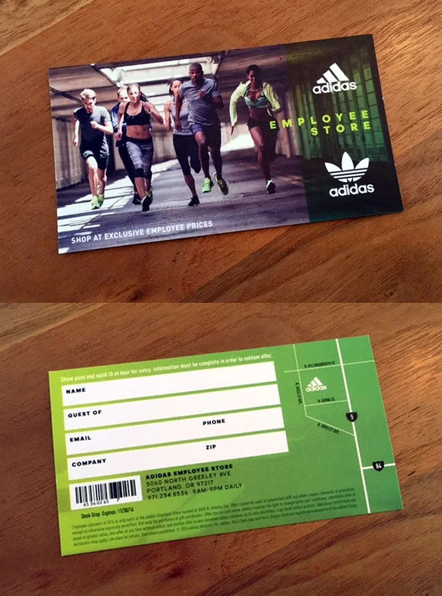 adidas Employee Store Pass