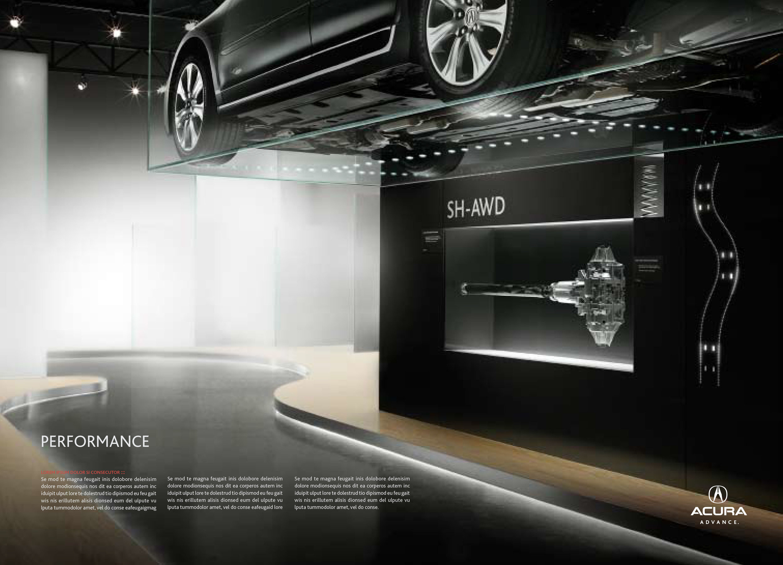 Acura Showroom Signage