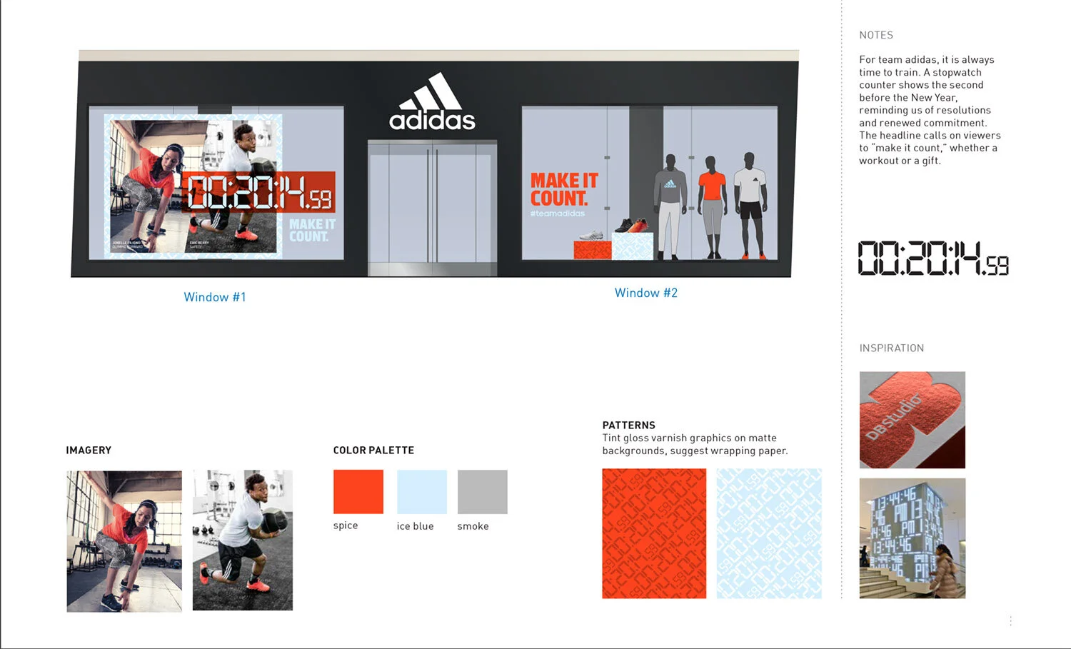 Holiday window concept