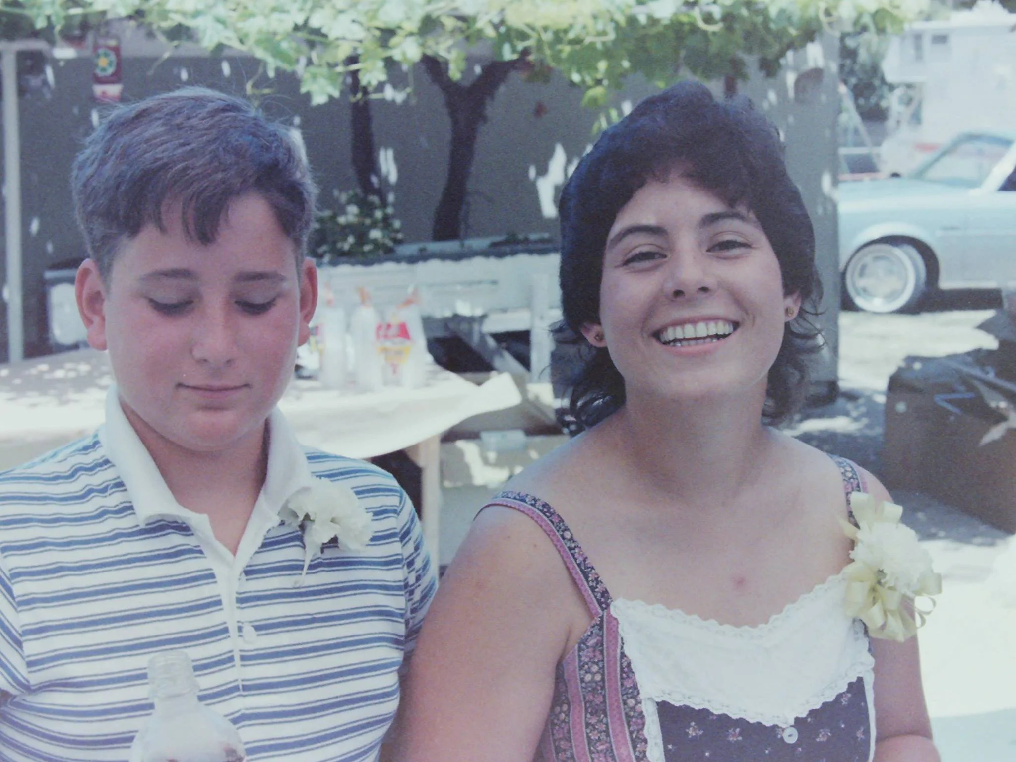 This is me with my sister Dawn. I often say that my husband, Eric, is my biggest supporter, and he is, however, Dawn was my fist Champion and Protector.