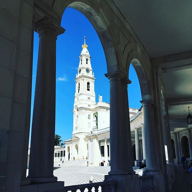Religion has given us a lot of war.... it's also given us amazing buildings. #lovenotwar #churches #architecture #fatima #portugal