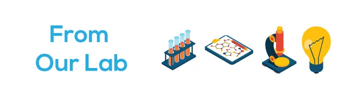 Illustration of lab equipment that represents the list of features that are being developed in the Bezlio labs.