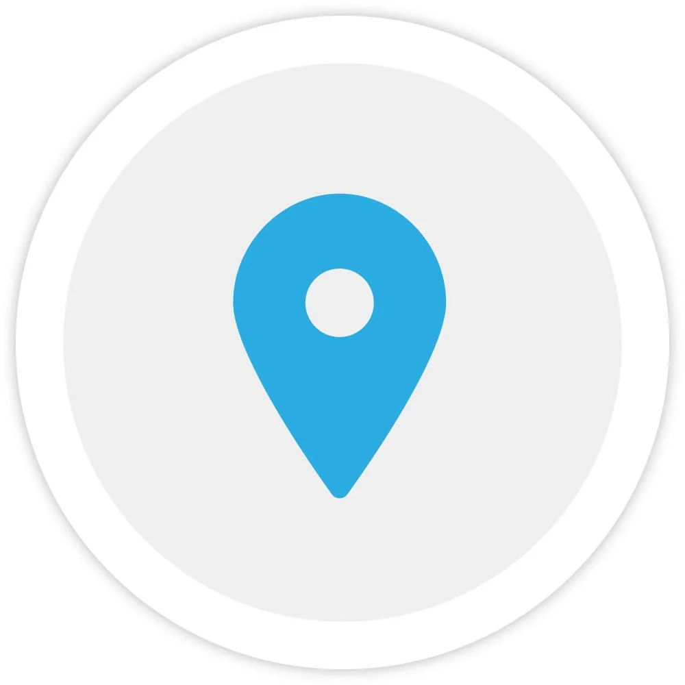 Illustration of a map pin, which represents Bezlio’s ability to work anywhere, giving sales teams, field workers, and shop-floor employees the ability to work wherever they are.