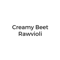 Creamy Dill Beet RAWvioli