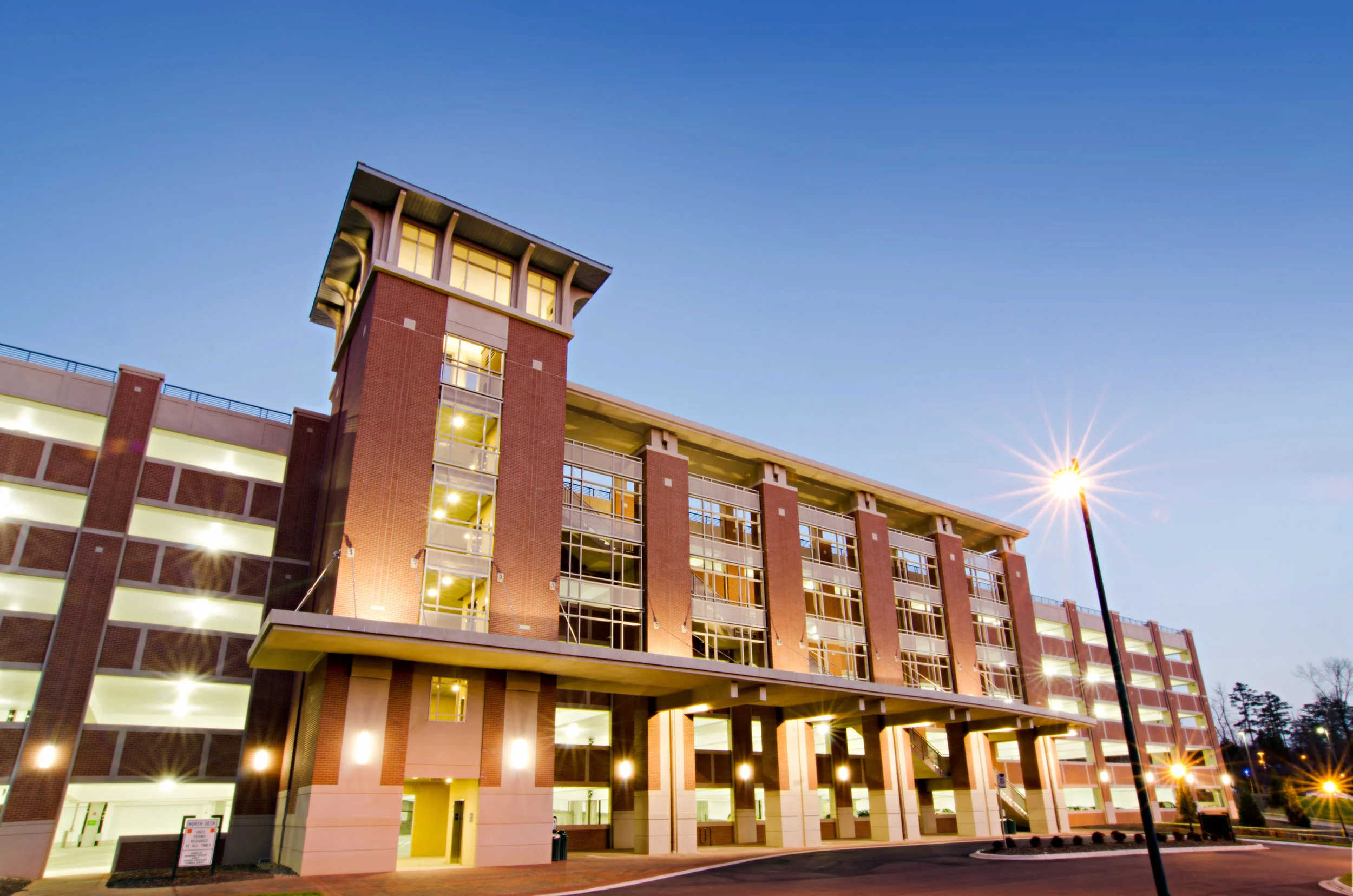 Higher Ed UNC Charlotte Parking Deck — adw architects