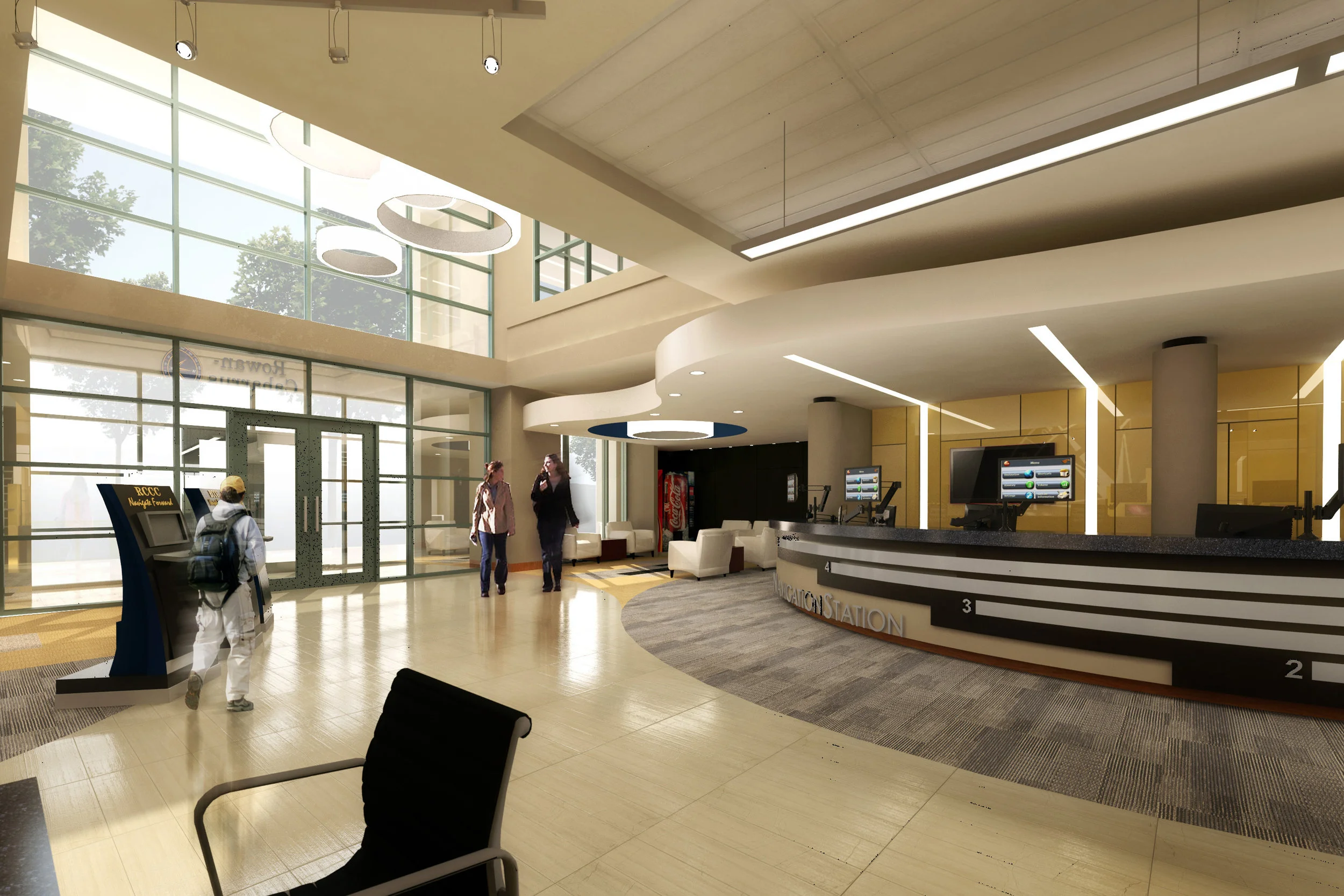 Higher Ed - RCCC Building 1000 Student Services — adw architects