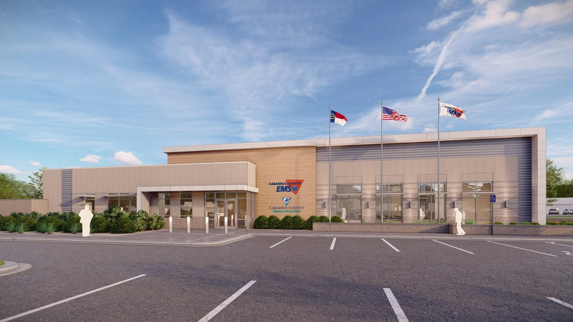 Public Safety EMS Cabarrus County EMS Headquarters Facility — adw architects
