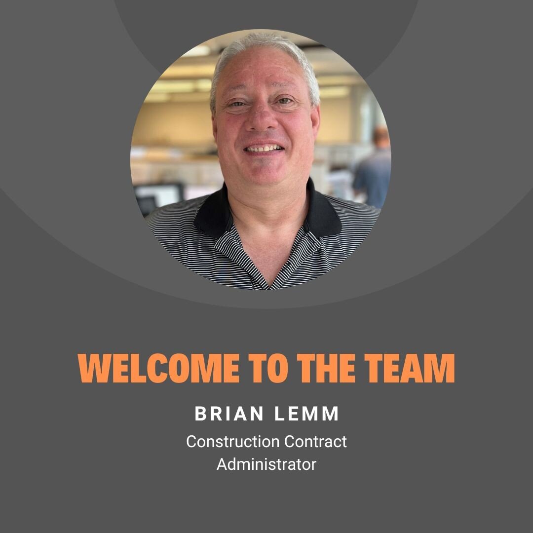 Brian Lemm is our newest Construction Contract Administrator and we are happy to have him support our projects in construction in the Raleigh area. Brian is a native of New Jersey and brings many years of experience working on projects in the healthc