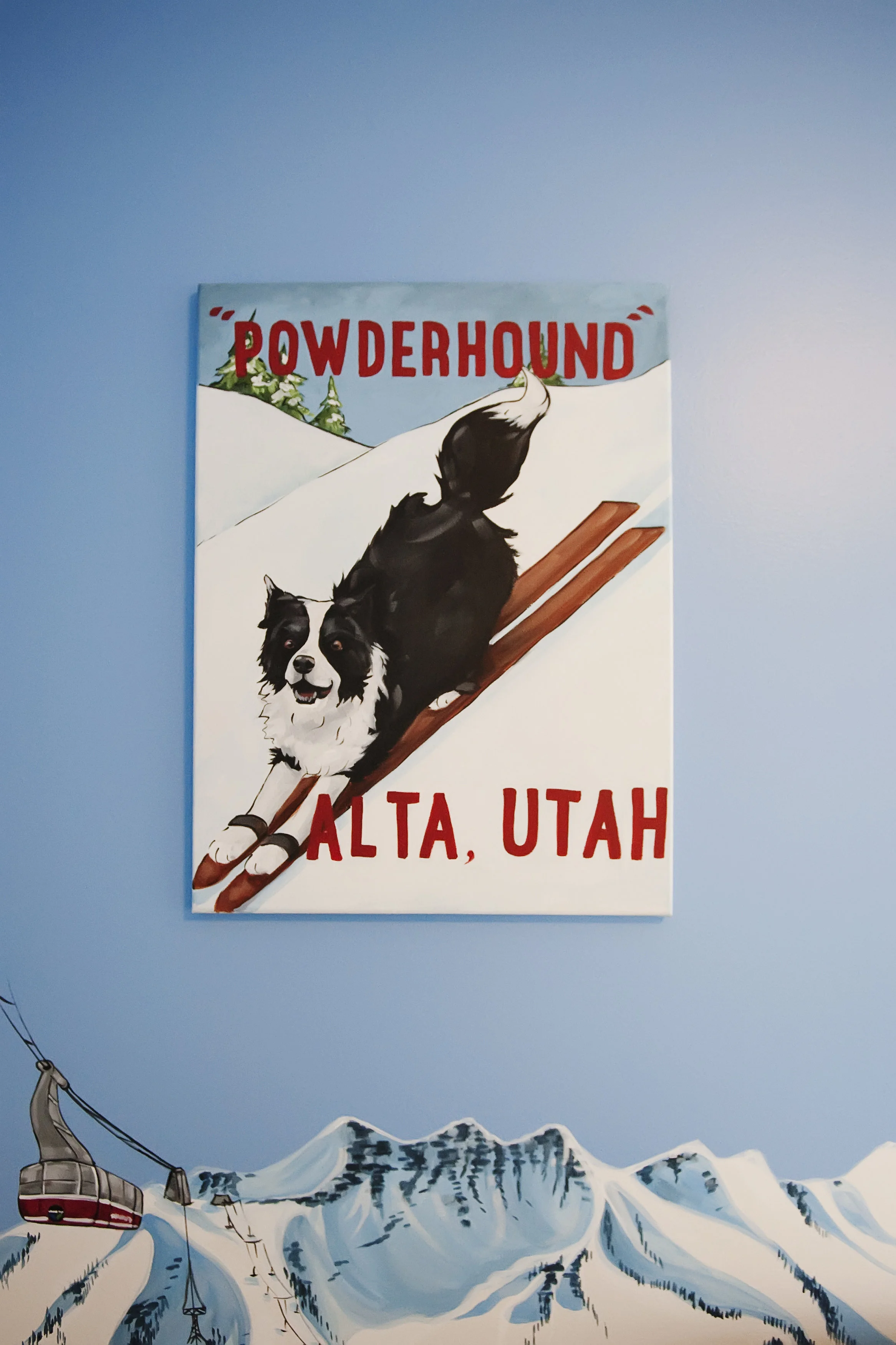 Dallin's Ski Mural