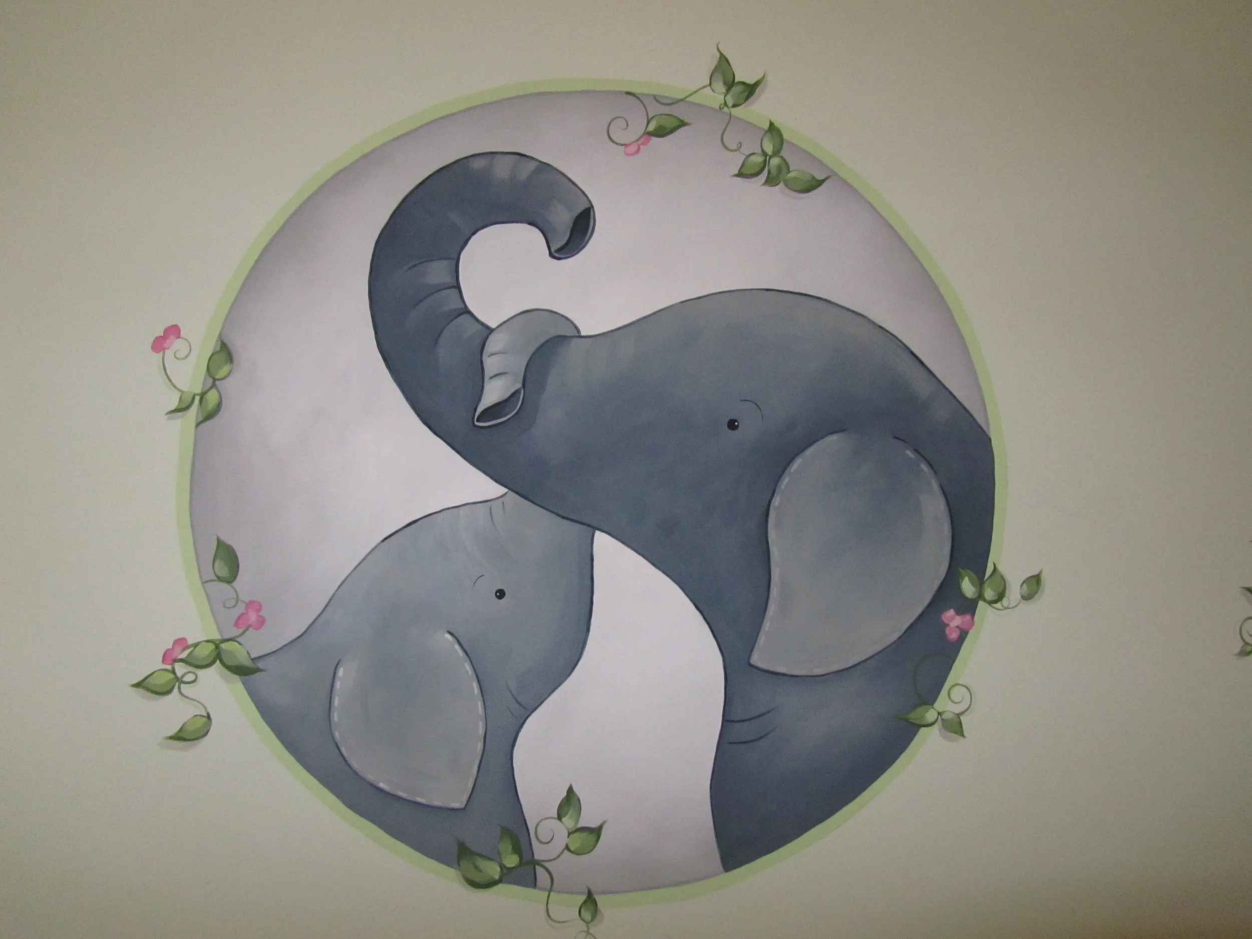 Sienna's Baby Animal Mural