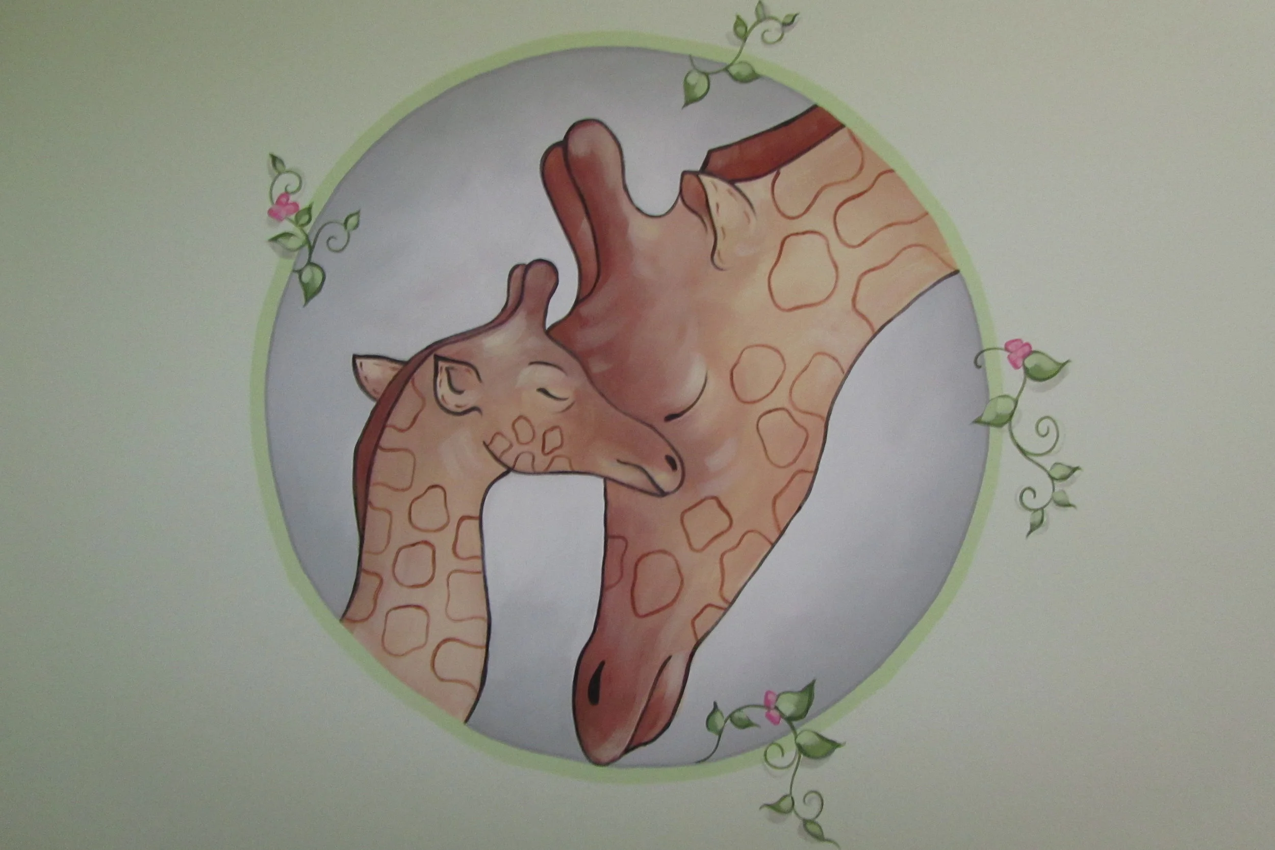 Sienna's Baby Animal Mural