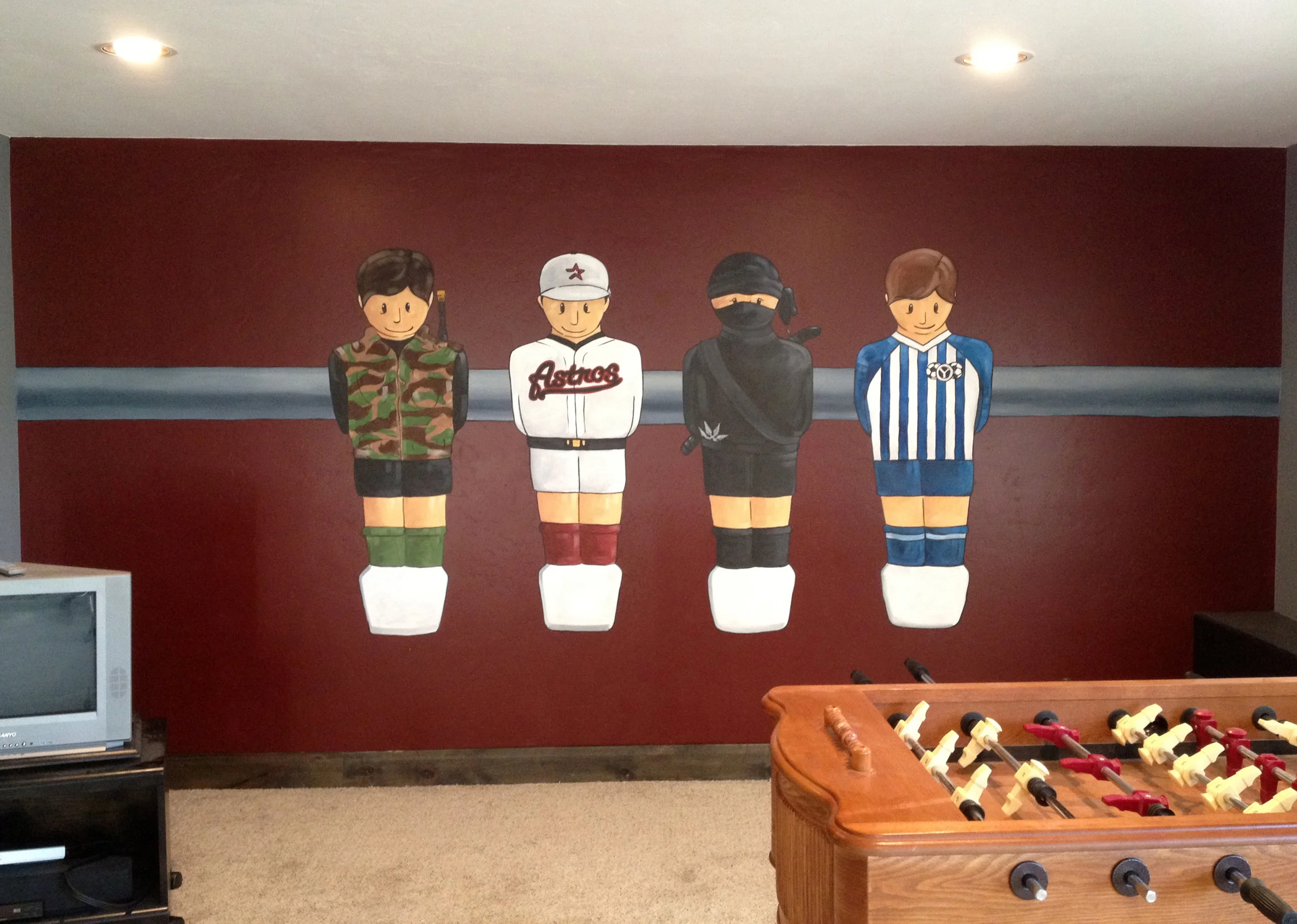 Kami's Game Room Mural