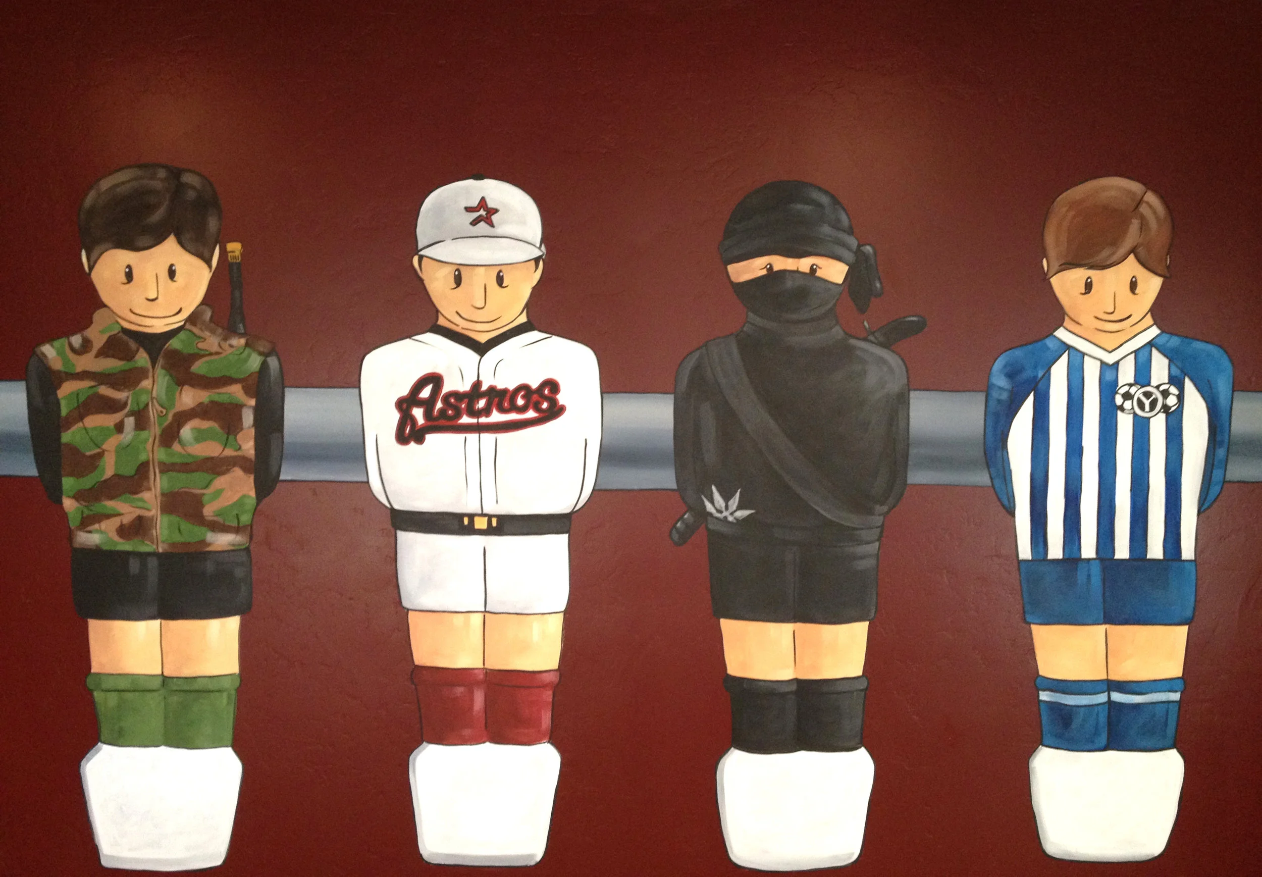 Kami's Game Room Mural