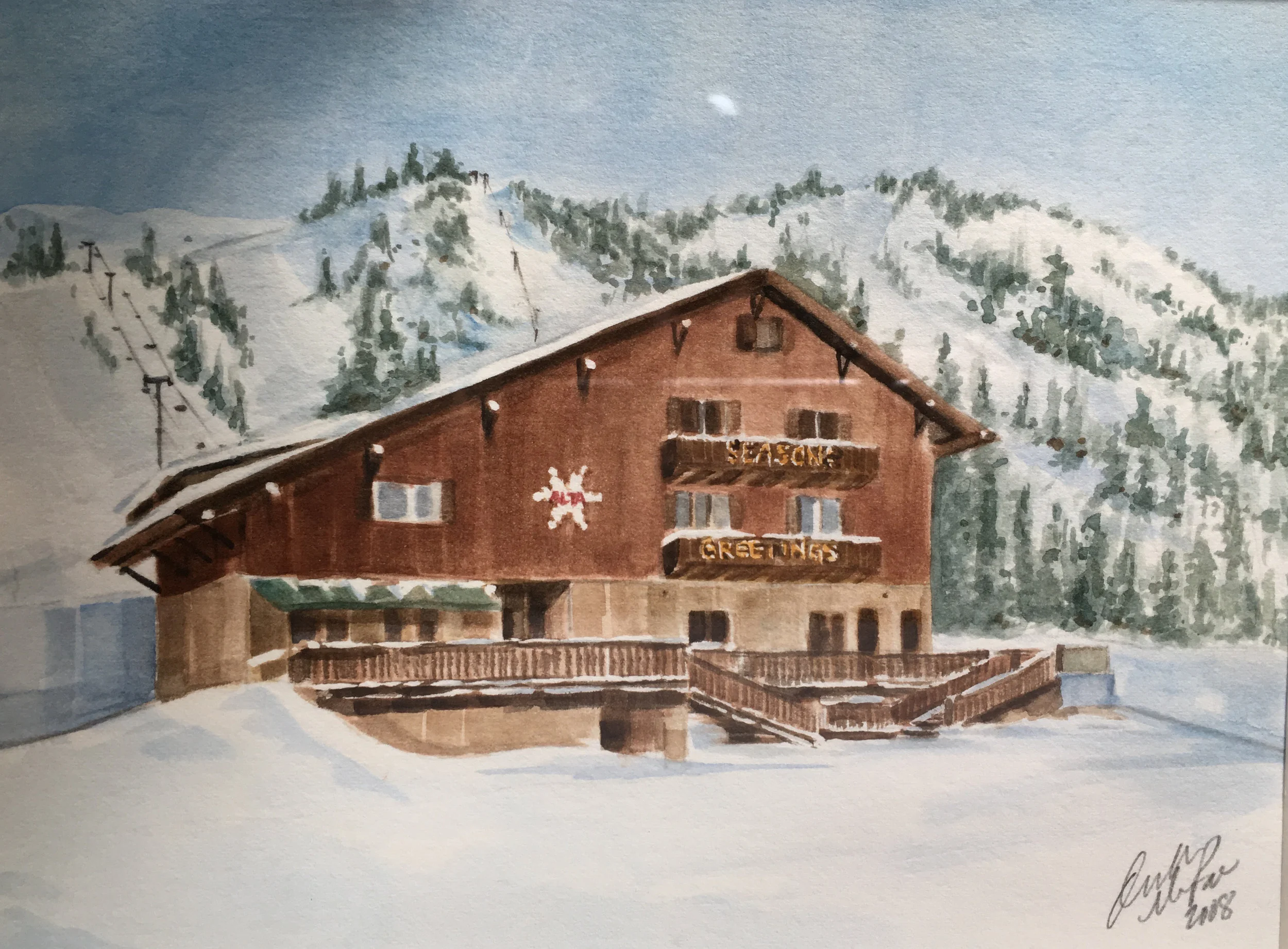 Alta Lodge Christmas Card