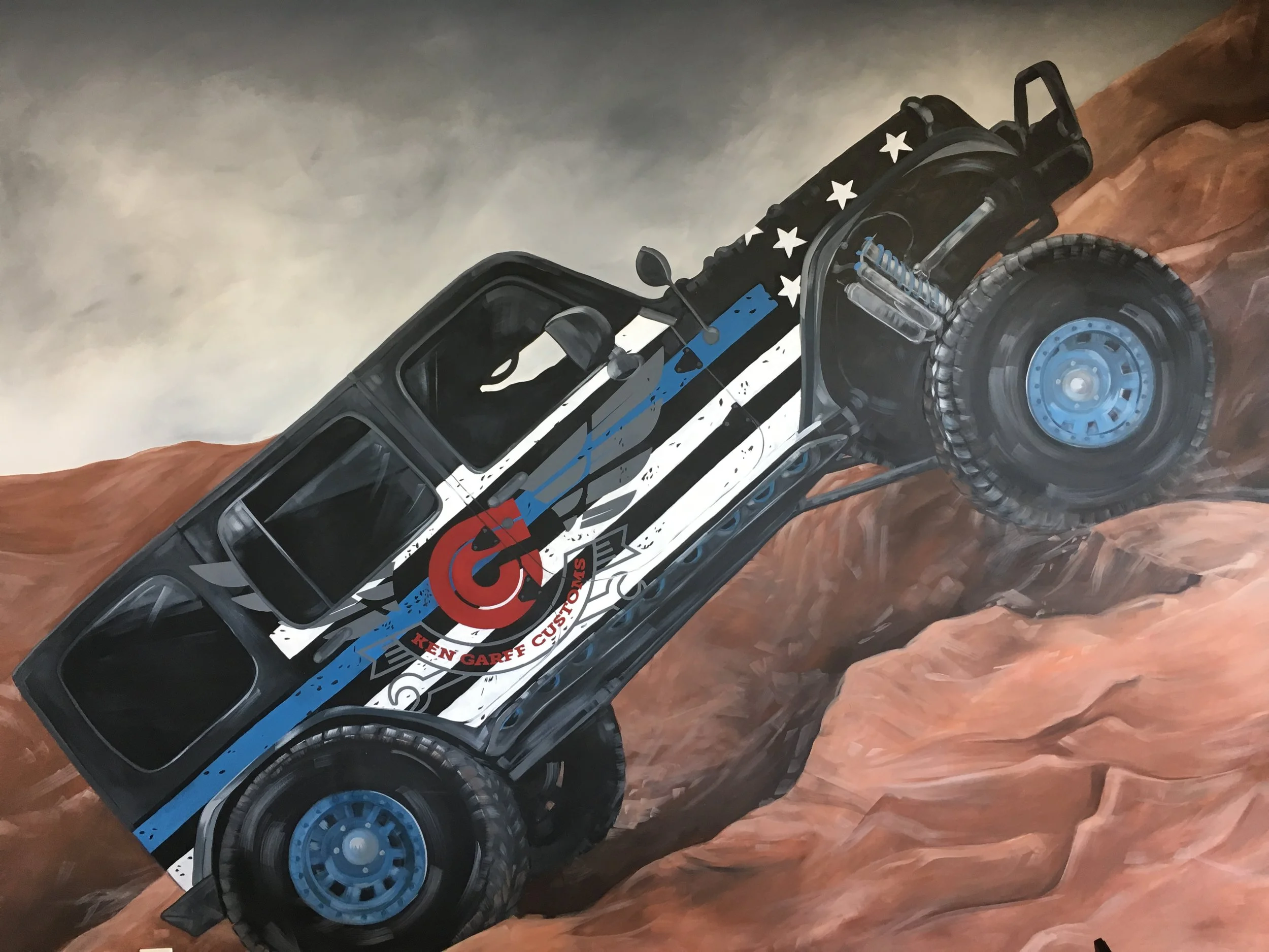 Ken Garff Customs mural