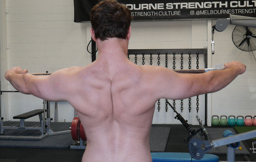 Upper Back/ Scapulae position throughout the bench press, dumbbell press and their variations