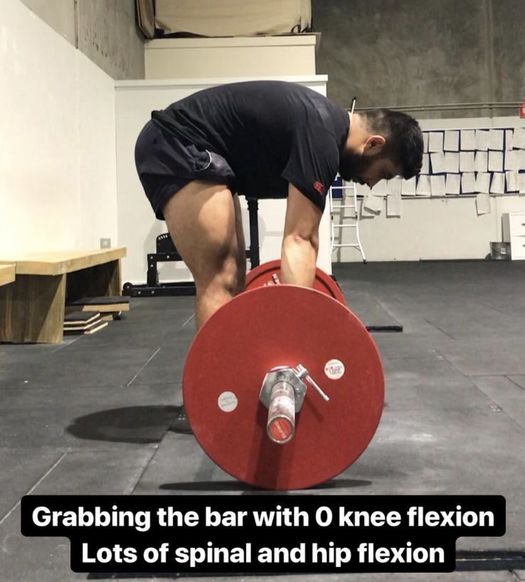 All flexion demands are from the Hip and the Spine.