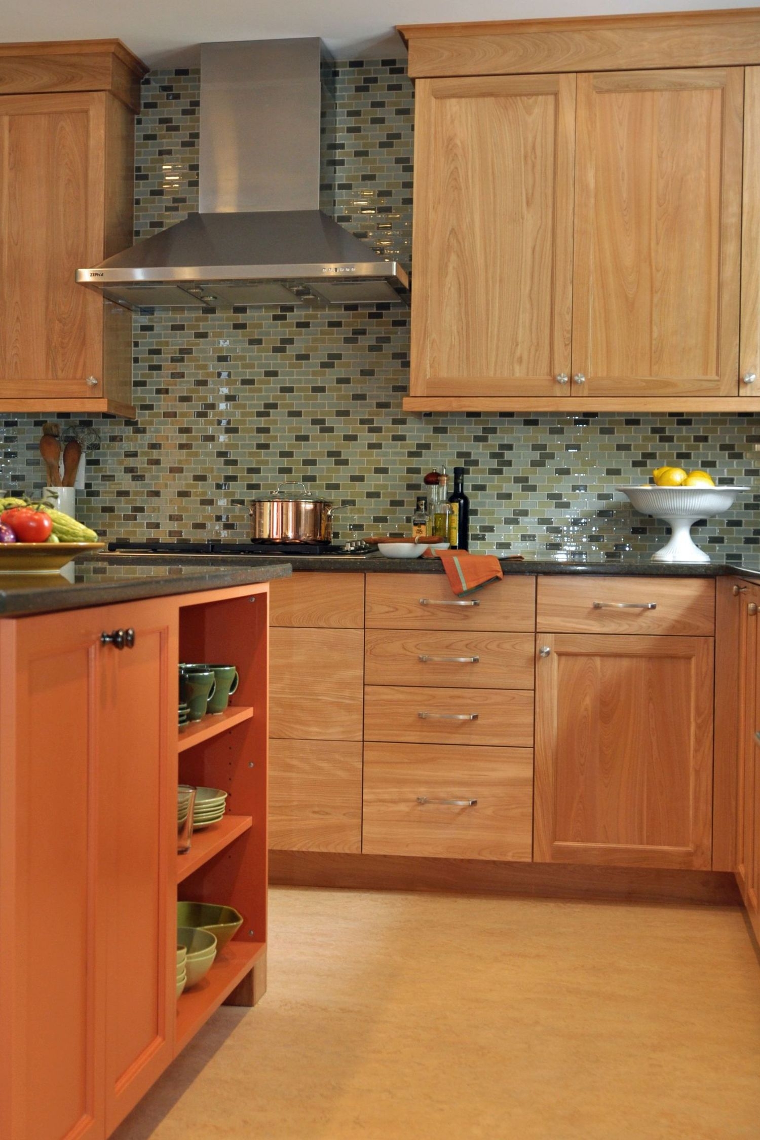 A new kitchen island