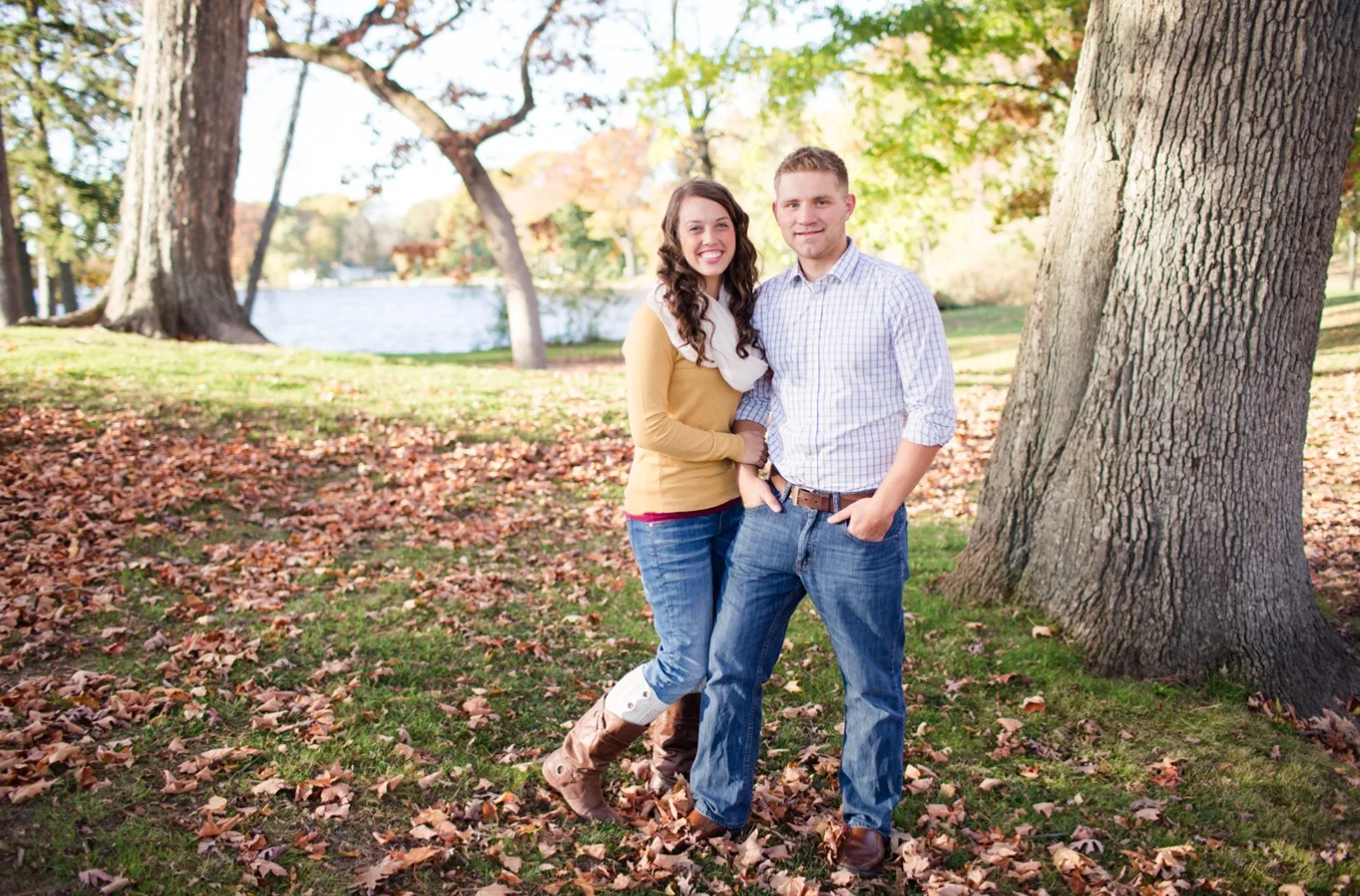 Joe & Emily | Fowler Lake Fall Engagement 