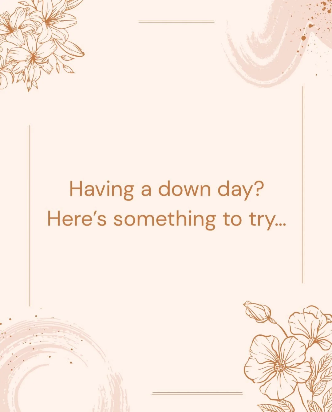 A reminder for the days when your capacity feels lower than usual:

Not every hard day needs to be fixed.

Sometimes we reach for tools because they genuinely help us regulate and reconnect with ourselves. And sometimes the most supportive thing we c