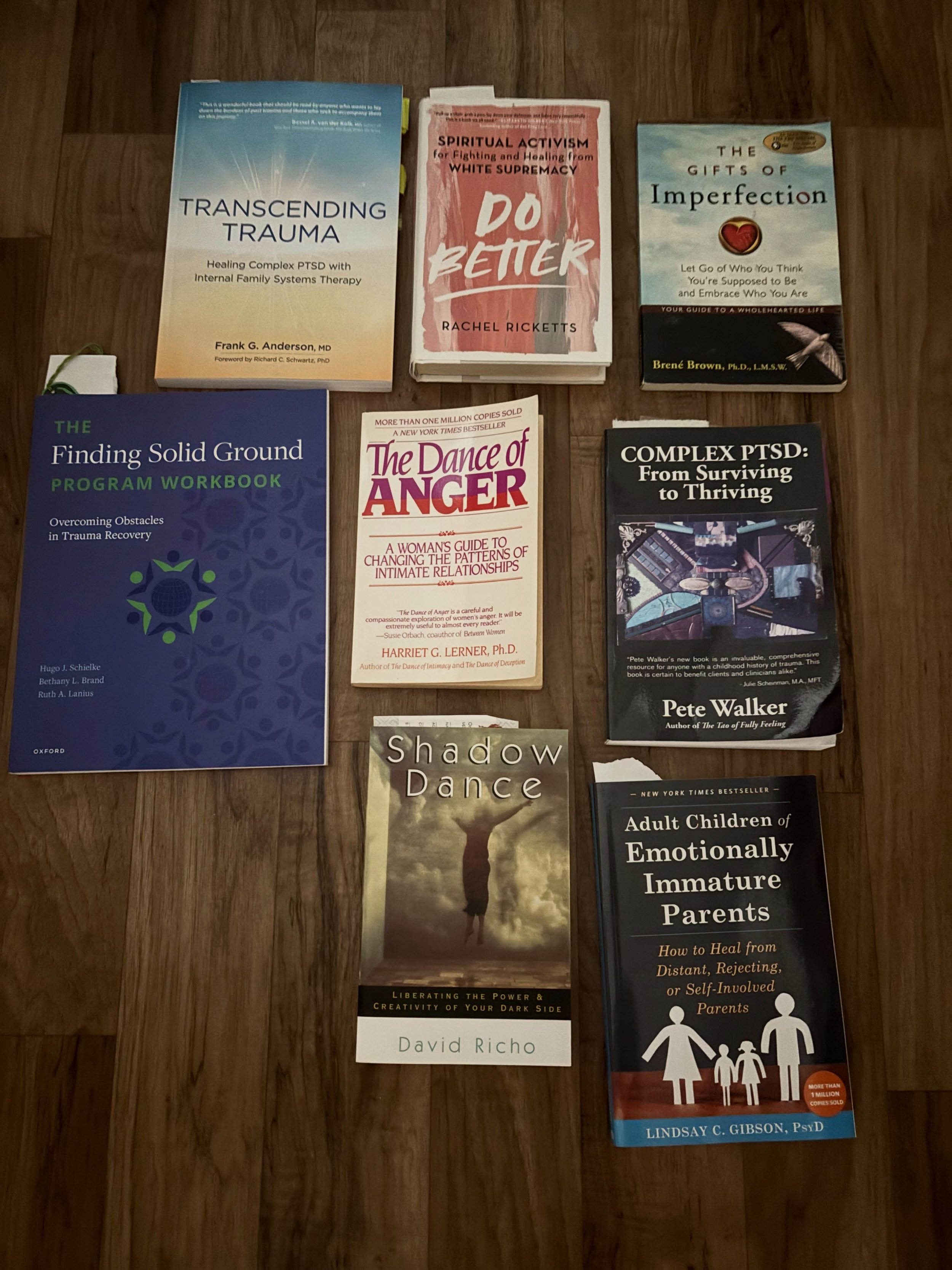 I find it overwhelming to read self-help books cover to cover. It&rsquo;s too much information for me to absorb all at once, and after a while I lose interest reading about the same topic.

So I stopped trying to finish them quickly.

Now I read mult