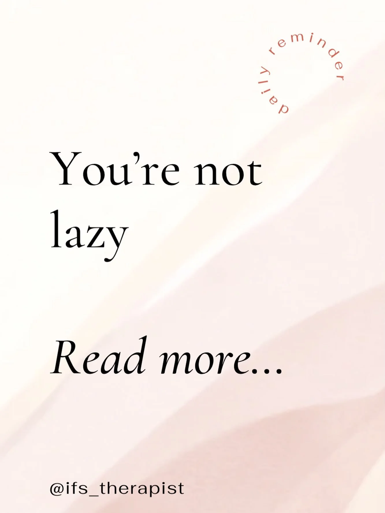 What looks like procrastination might actually be overwhelm.

Sometimes you aren&rsquo;t avoiding something because you don&rsquo;t care.

You may be avoiding it because your nervous system has learned that starting means pressure, expectations, fail