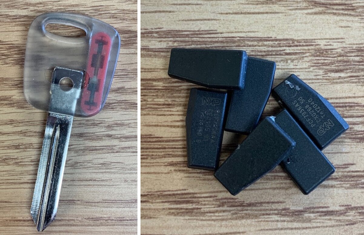 What are, “Chipped / Transponder,” keys and why are they used?