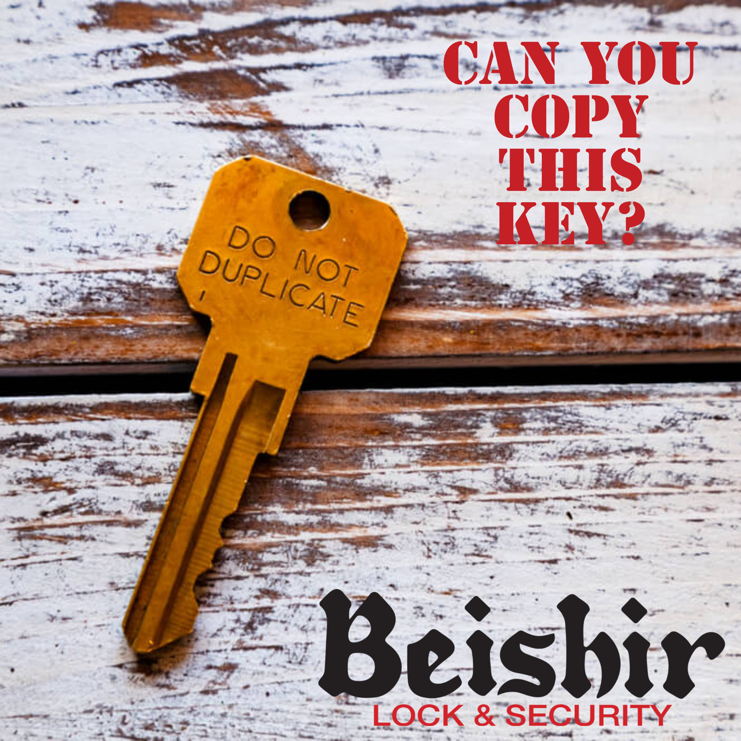 Can you copy this key?