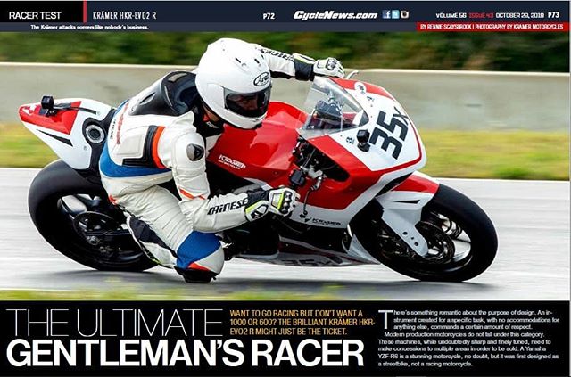 Check out the latest issue of @cyclenews! Read the full recap from Rennie Scaysbrook about the @centralroadracingassociation 5-Hour Endurance Race and the HKR Evo2 R.

https://magazine.cyclenews.com/i/1180438-cycle-news-2019-issue-43-october-29/92?m4