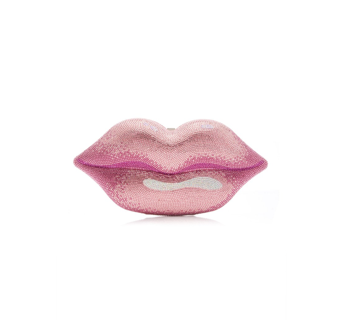Moda Operandi Judith Leiber Hot Lips Couture Hot Lips Crystal-Embellished Clutch 