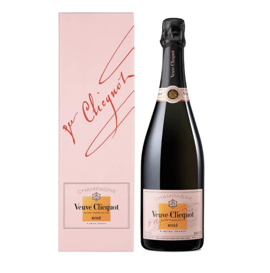 The Whiskey Exchange, Veuve Clicquot Rose NV Champagne Gift Box