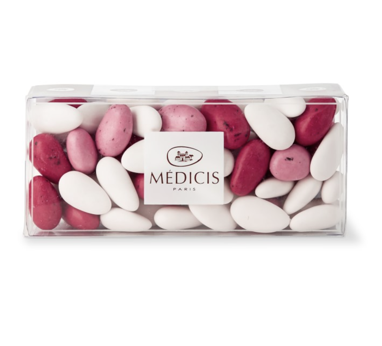 Williams Sonoma Medicis Red, White and Pink Chocolate Almonds