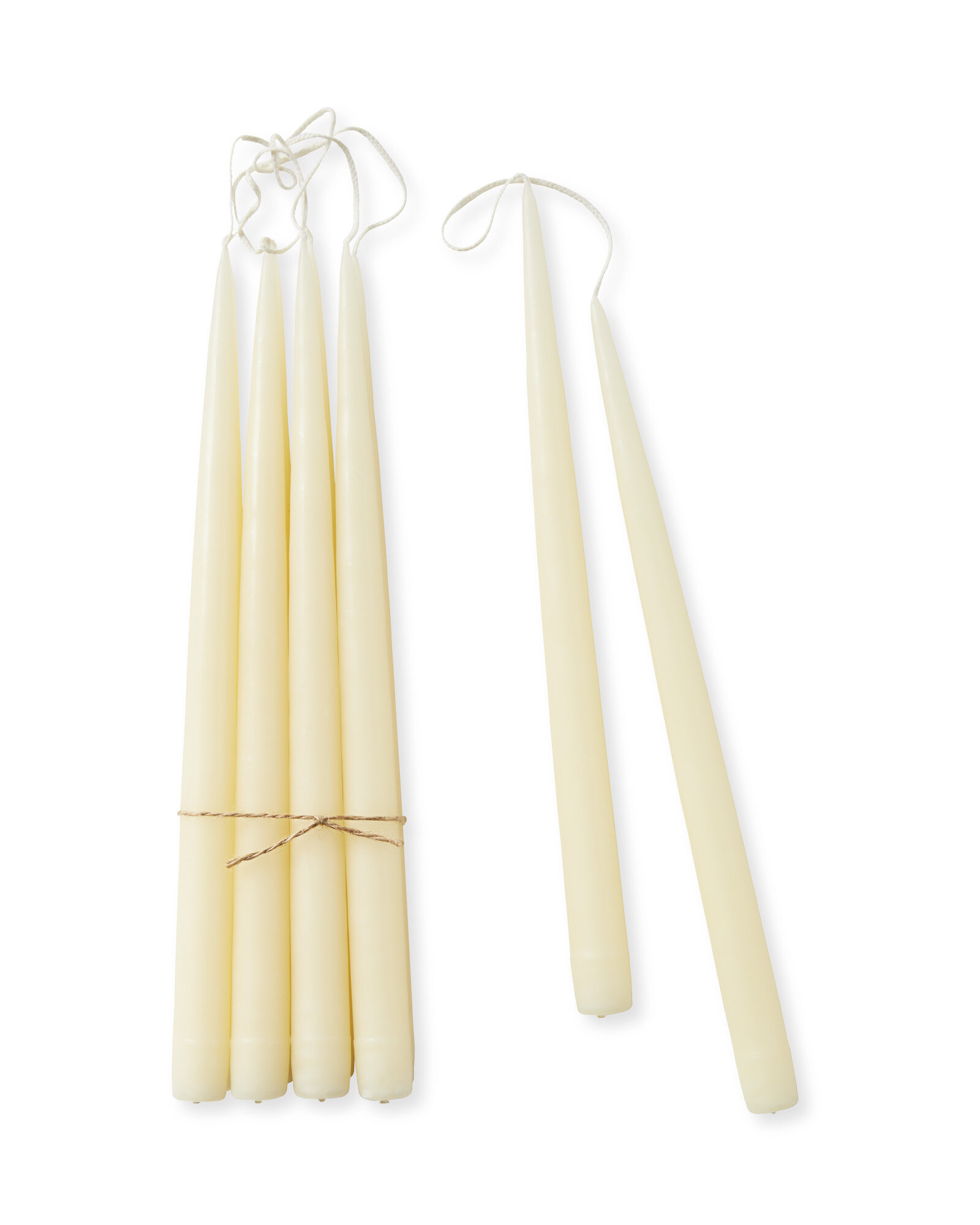 Serena and Lily Tapered Candles, Ivory Set of 10