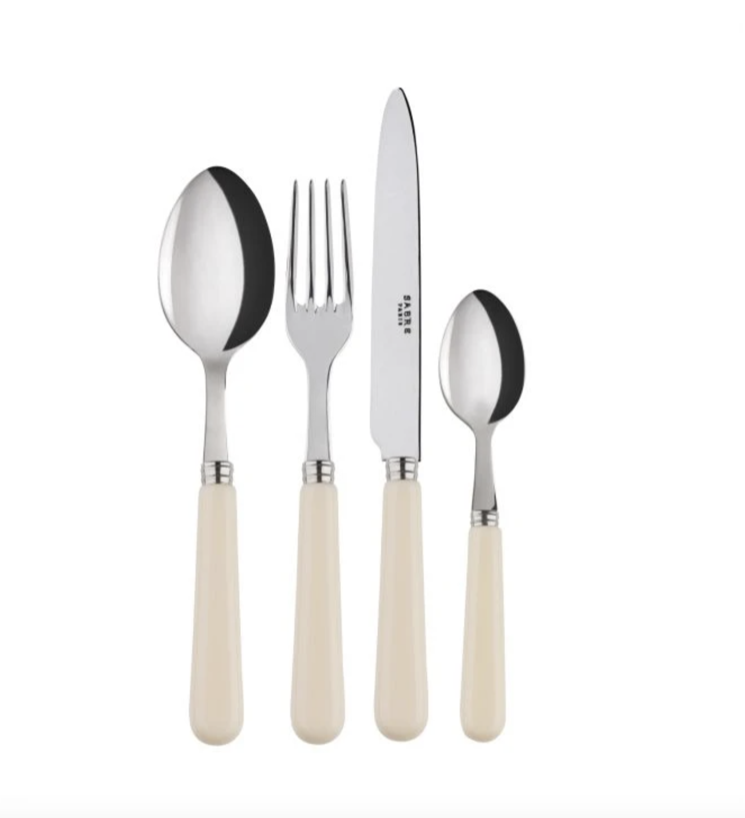 The Avenue by Lyndsey Zorich SABRE FRANCE  POP UNIS FLATWARE, IVORY