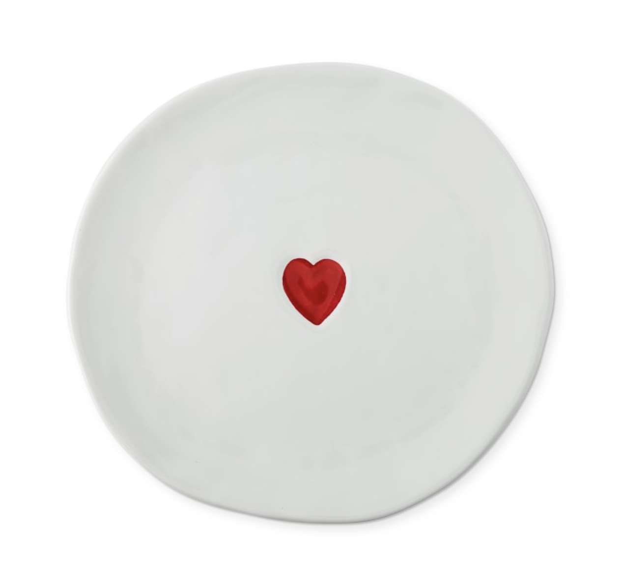 Williams Sonoma, Valentine's Day Red Heart Dinner Plate