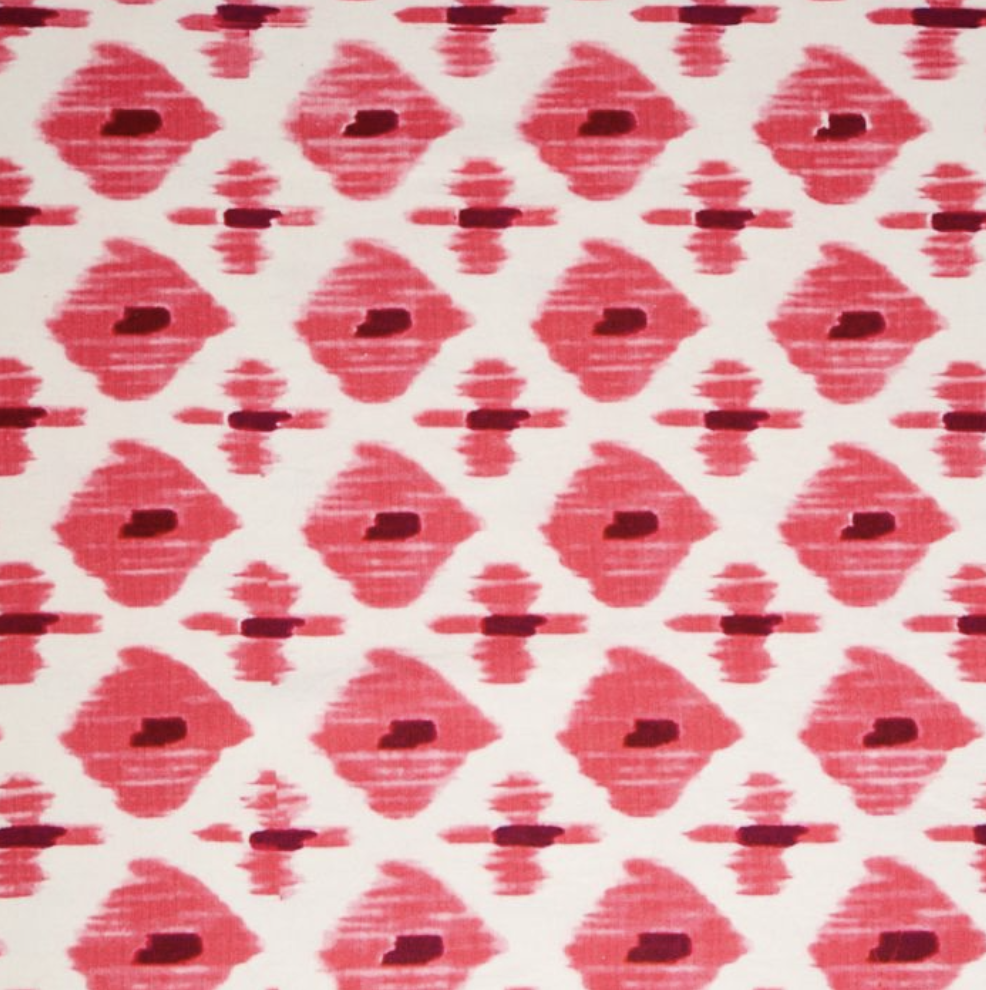 Sue Fisher King, Les Ottomans Tablecloth Hand Block Printed Ikat