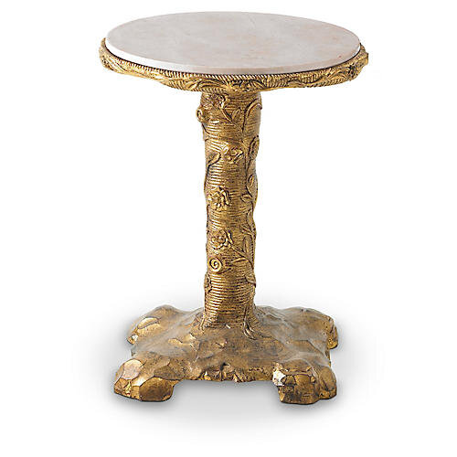 One Kings Lane, Bunny Williams Home Albero Side Table, Gold